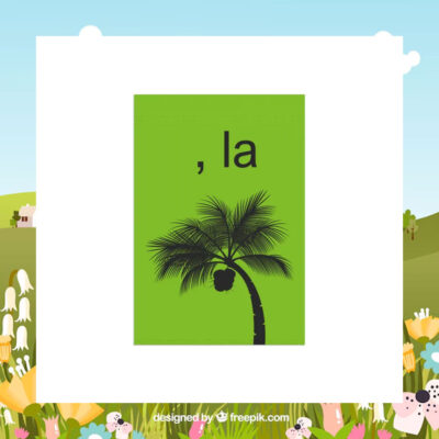 Comma La Coconut Tree Brat Green Kamala Harris Flag