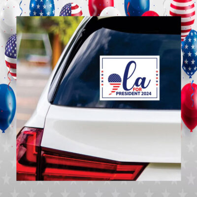 Comma La For President 2024 Sticker Vinyl Decal