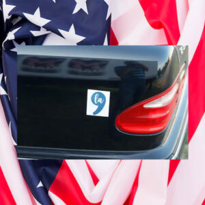 Comma La Harris 2024 Car Magnet
