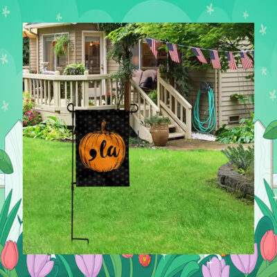 Comma La Harris Halloween Flag
