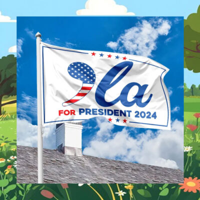 Comma La Kamala For President Flag