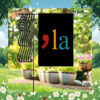 Comma La Kamala Harris 24 Garden Flag