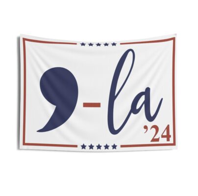 Comma La Kamala Harris 24 Indoor Wall Tapestry