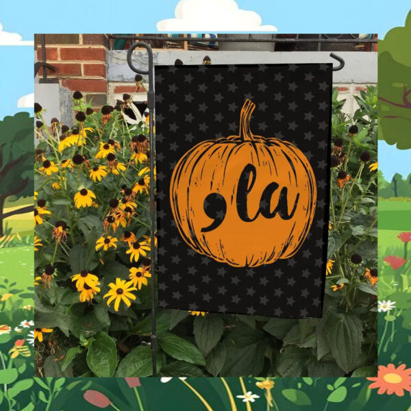 Comma La Kamala Harris Halloween Flag