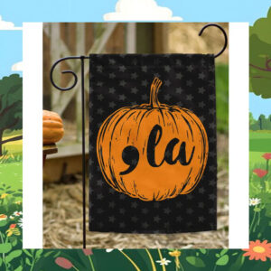 Comma La Kamala Harris Halloween Flag