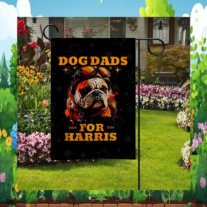 Dog Dad For Kamala Harris Flag
