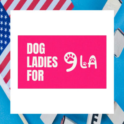 Dog Ladies For Comma La Harris Car Magnet
