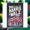 Dog People for Harris & Walz Flag