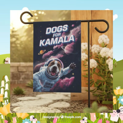 Dogs For Kamala 2024 Flag