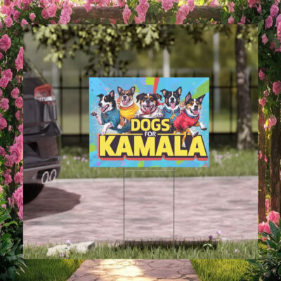 Dogs For Kamala Yard Signs