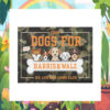 Dogs for Harris Walz We Are Not Going Back 2024 Yard Sign