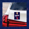 Drop The Hate Harris Walz 2024 Obviously Car Magnet