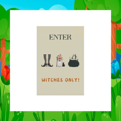 Enter Kamala Harris Halloween Witches Only! Flag