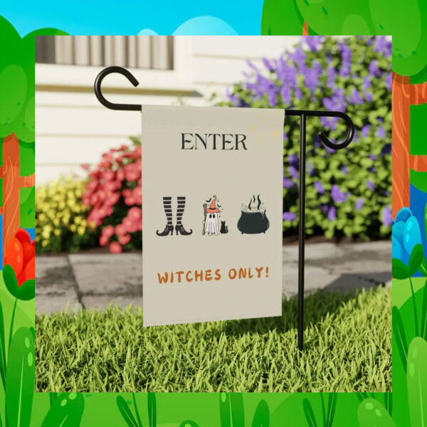Enter Kamala Harris Halloween Witches Only! Flag