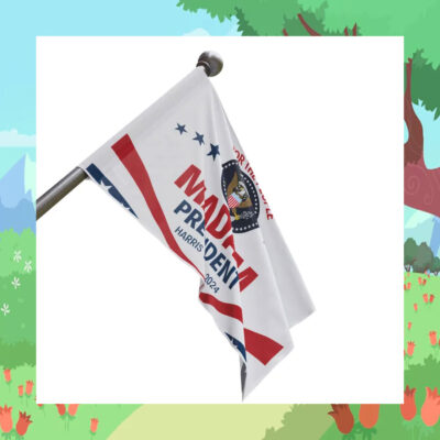 For The People Madam President Harris Walz 24 Flag