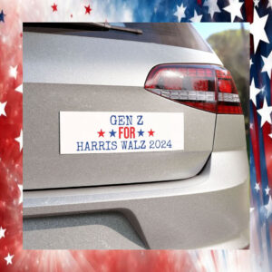 Gen Z For Harris Walz 2024 Car Magnet