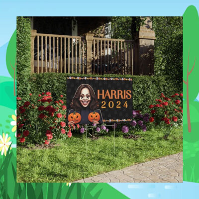 Harris 2024 President Halloween Yard Sign