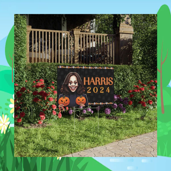 Harris 2024 President Halloween Yard Sign