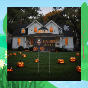 Harris 2024 President Halloween Yard Sign
