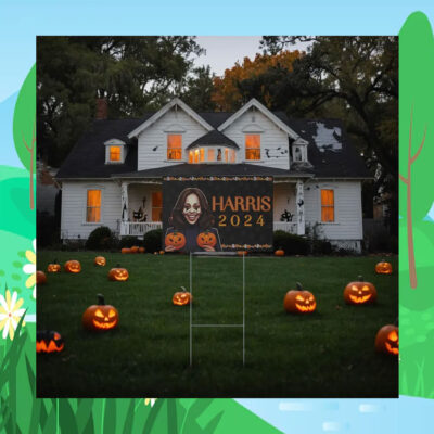 Harris 2024 President Halloween Yard Sign