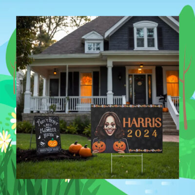 Harris 2024 President Halloween Yard Sign