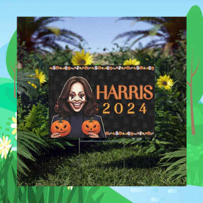 Harris 2024 President Halloween Yard Sign