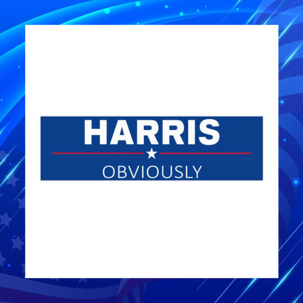 Harris Obviously 2024 Sticker