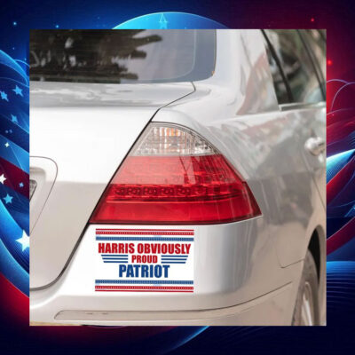 Harris Obviously Proud Patriot Car Magnets