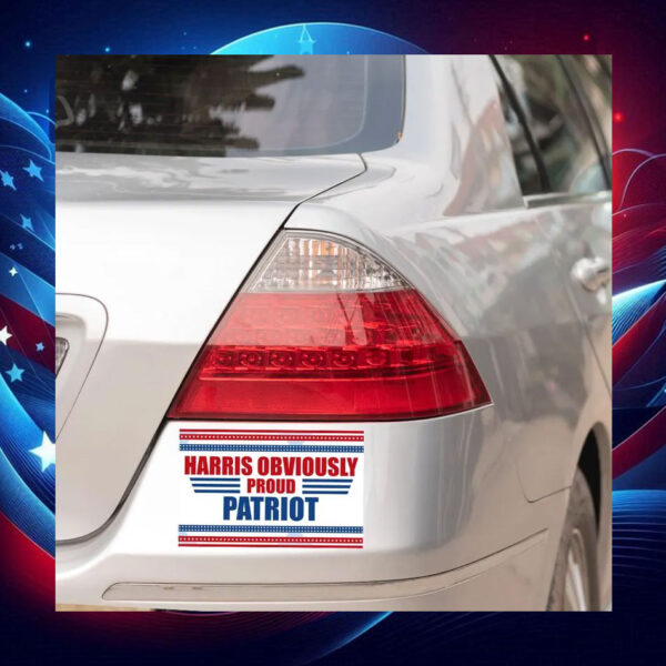 Harris Obviously Proud Patriot Car Magnets