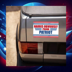 Harris Obviously Proud Patriot Car Magnets