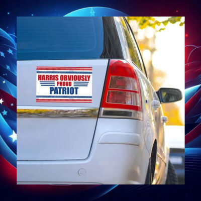 Harris Obviously Proud Patriot Car Magnets