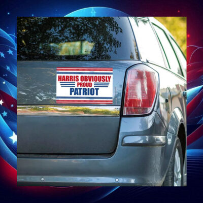 Harris Obviously Proud Patriot Car Magnets