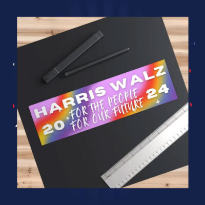 Harris Walz 2024 For The People For Our Future Sticker