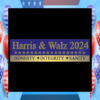 Harris & Walz 2024 Honesty Integrity Sanity Sticker