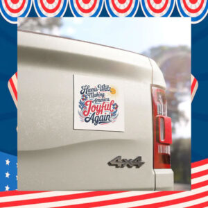 Harris Walz 2024 Making America Joyful Again Car Magnet
