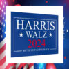Harris Walz 2024 We're Not Going Back Wall Poster