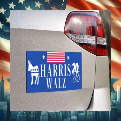 Harris Walz 24 Election Car Magnets