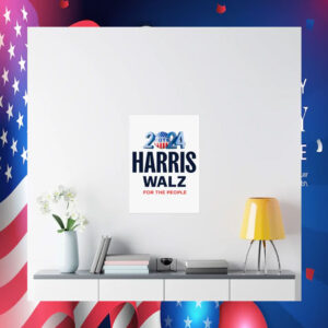 Harris Walz For The People 2024 Poster