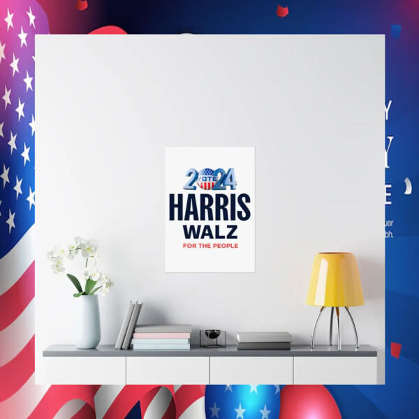Harris Walz For The People 2024 Poster