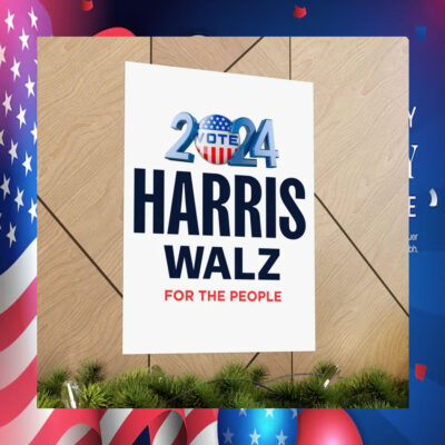Harris Walz For The People 2024 Poster