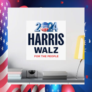 Harris Walz For The People 2024 Poster