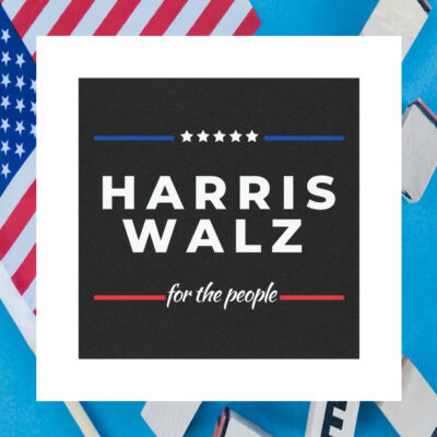 Harris Walz For The People Car Magnet