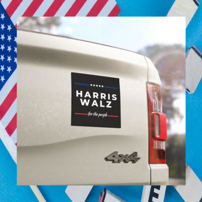 Harris Walz For The People Car Magnet