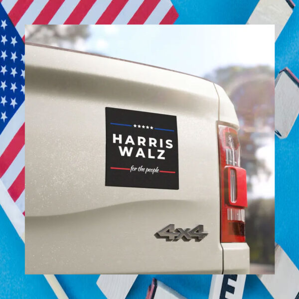 Harris Walz For The People Car Magnet