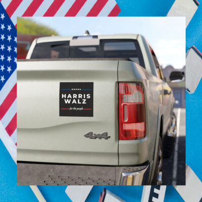Harris Walz For The People Car Magnet
