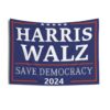 Harris Walz Save Democracy Indoor Wall Tapestry