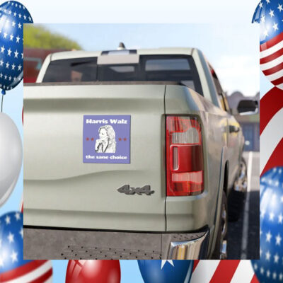 Harris Walz The Sane Choice Car Magnet