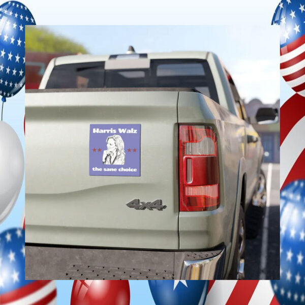 Harris Walz The Sane Choice Car Magnet