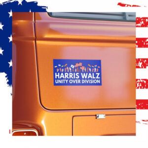 Harris Walz Unity Over Division 2024 Car Magnets