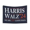 Harris Walz We Are Not Going Back Indoor Wall Tapestries